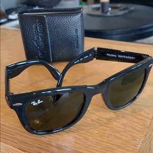 Ray Ban folding wayfarer